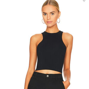 NWOT Free People Saved For Later Tank in Black, Size XS/S (Stretchy!)